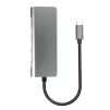 Сетевой адаптер USB-C ProLogix (PR-WUC-105B) 7 in 1 USB3.1 Type C to HDMI+2*USB3.0+PD+Lan+TF+SD - 1